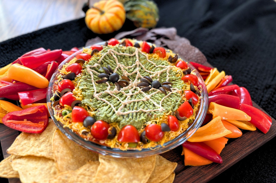 Spiderweb Seven Layer Dip Board