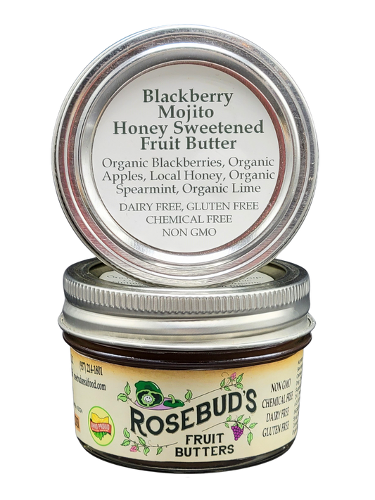 Blackberry Mojito Honey Sweetened Fruit Butter