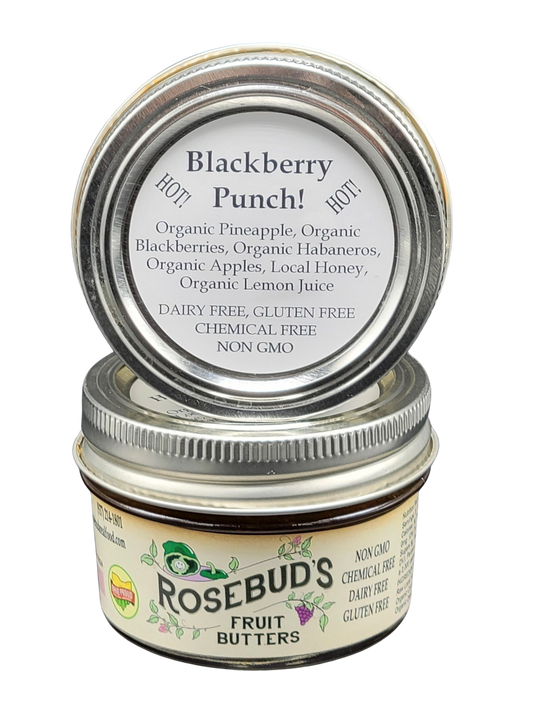 Blackberry Punch! Honey-Sweetened Fruit Butter