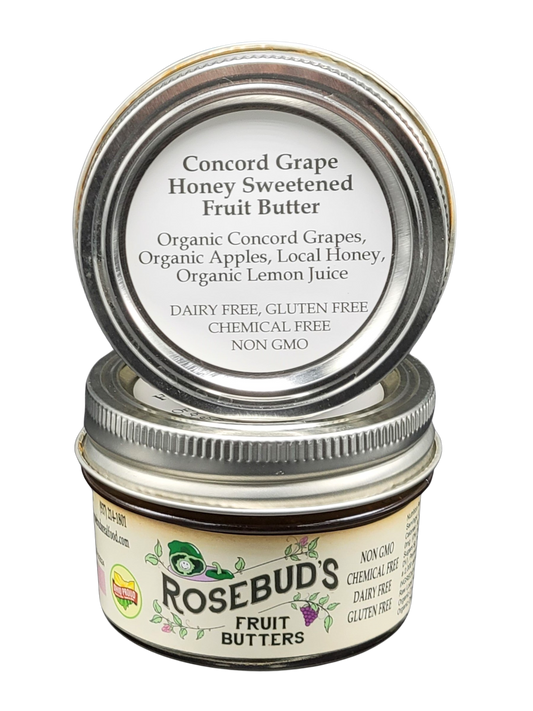 Concord Grape Honey-Sweetened Fruit Butter