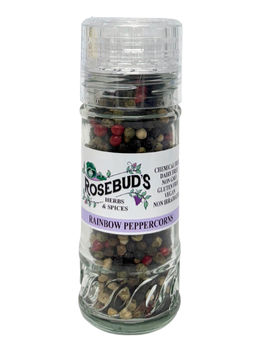 Peppercorns in Grinder Jars