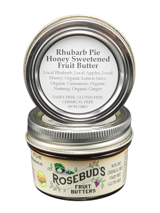 Rhubarb Pie Honey-Sweetened Fruit Butter