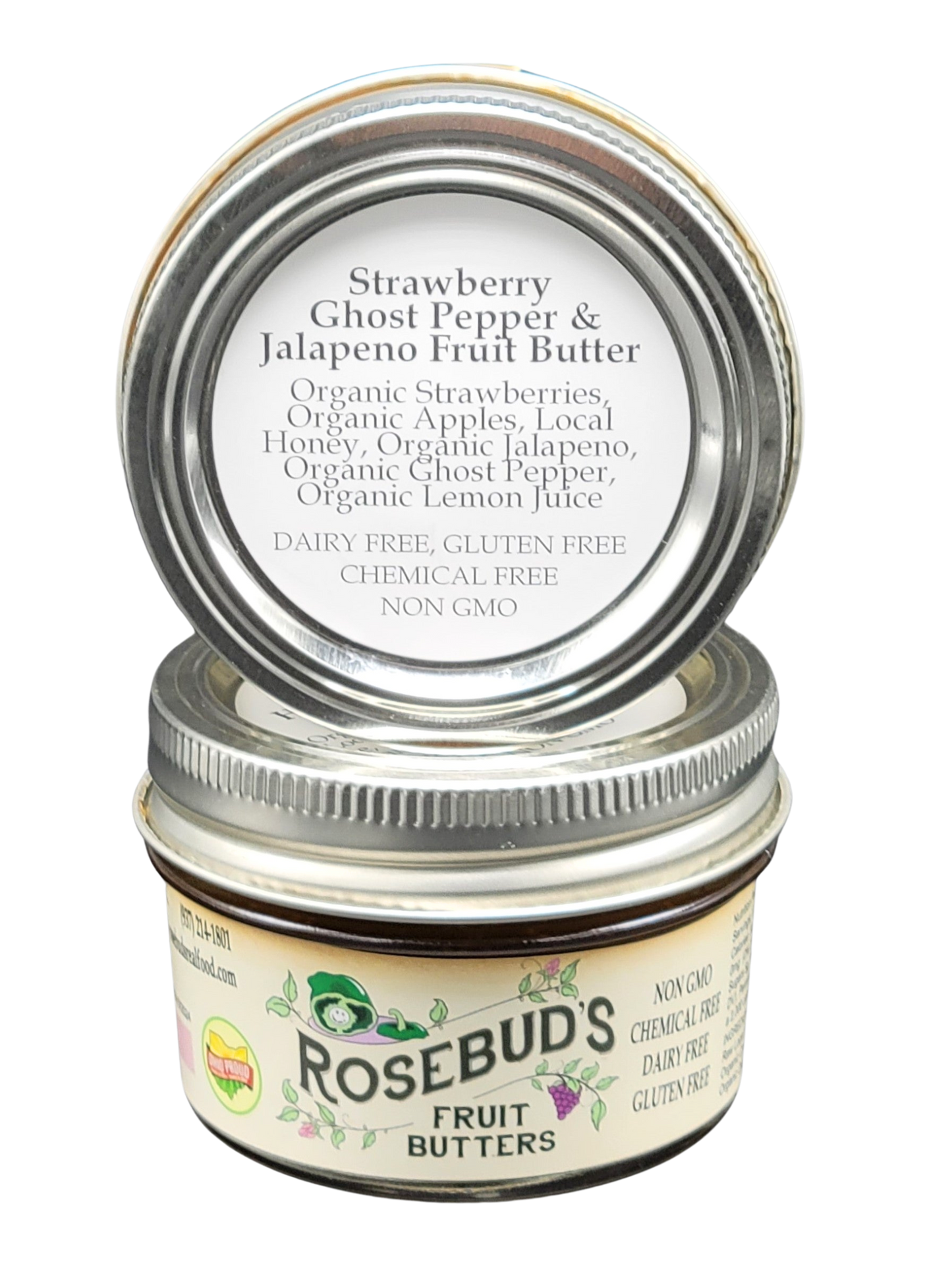 Strawberry Jalapeno Honey-Sweetened Fruit Butter