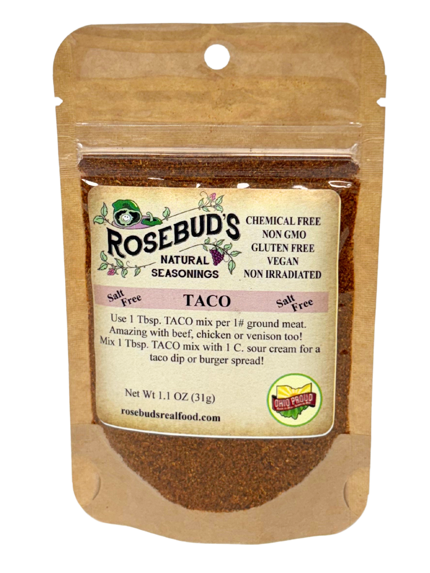 TACO SEASONING, SALT FREE